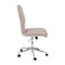 Flash Furniture Taupe Mid-Back Armless LeatherSoft Office Chair GO-21111-TAUPE-GG - alternate 8